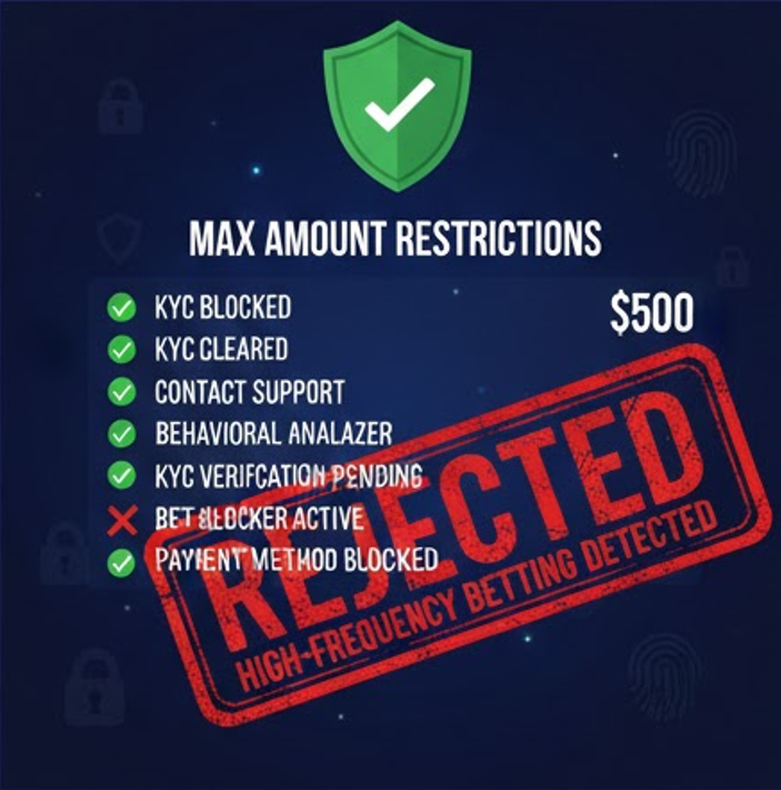 카지노사이트 보안을 위한 이용 제한 규정 및 고빈도 베팅 감지 시스템 안내