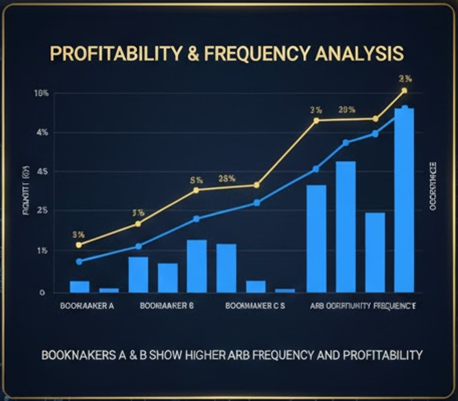 스포츠북 데이터 분석 솔루션의 주요 기능과 통계 자료를 모은 종합 인포그래픽 리포트.