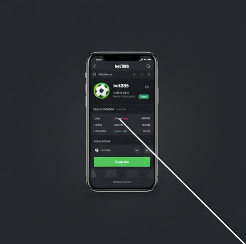 bet365 모바일 앱 인터페이스와 고정 배당 베팅 화면 이미지