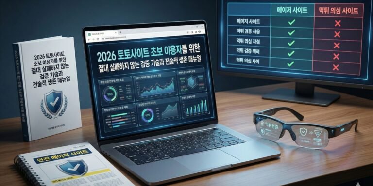 2026 토토사이트 초보 이용자를 위한 필수 지식