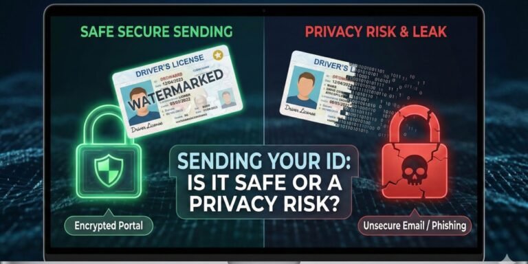 신분증 전송 안전할까요, 아니면 개인정보 위험일까요